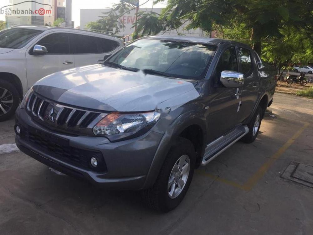 Mitsubishi Triton 4x2 AT 2019 - Bán ô tô Mitsubishi Triton 4x2 AT đời 2019, màu xám, nhập khẩu nguyên chiếc, giá 586tr