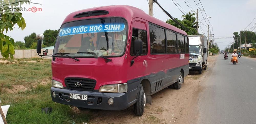 Hyundai County 2004 - Bán ô tô Hyundai County 2004, màu đỏ, giá 185tr