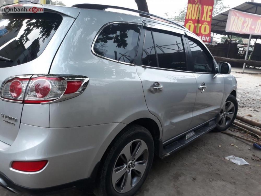 Hyundai Santa Fe SLX 2.0AT 2012 - Cần bán xe Hyundai Santa Fe SLX 2.0AT đời 2012, màu bạc, nhập khẩu xe gia đình