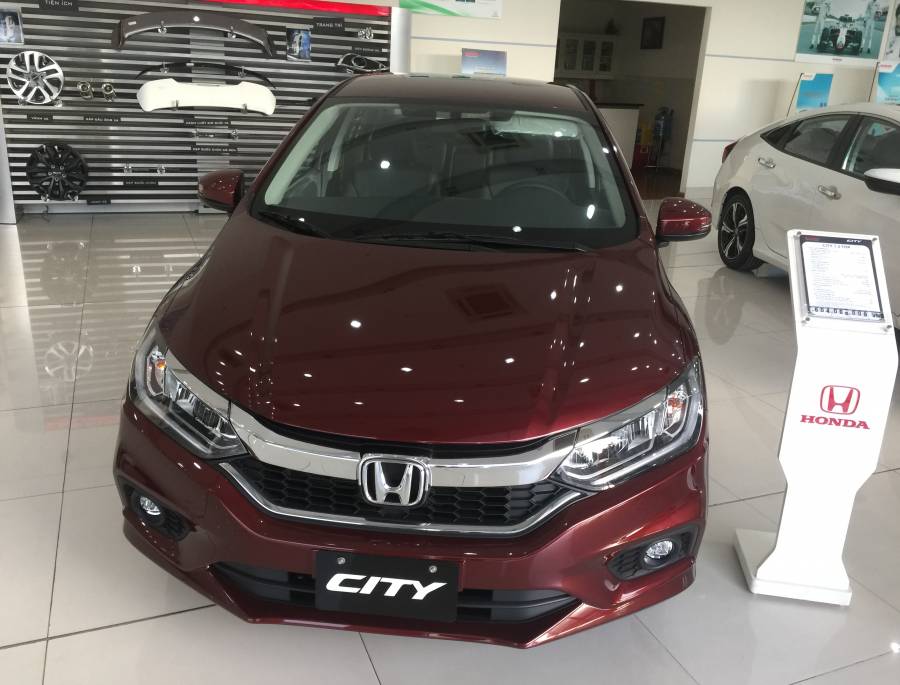 Honda City TOP 2019 - Bán xe Honda city 2019 - Màu đỏ - xe có sẵn giao ngay - KM full option hơn 25 triệu - xem ngay