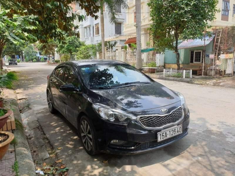 Kia K3 2014 - Bán Kia K3 năm sản xuất 2014, màu đen, giá chỉ 495 triệu