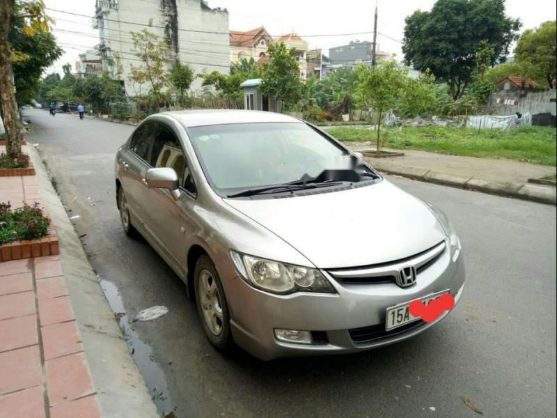 Honda Civic 2008 - Bán Honda Civic đời 2008, màu bạc chính chủ