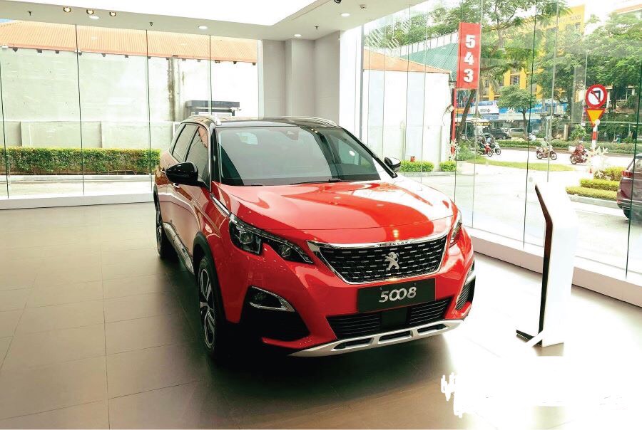 Peugeot 5008 2019 - Bán Peugeot 5008 màu đỏ nổi bật, LH 0366491991 