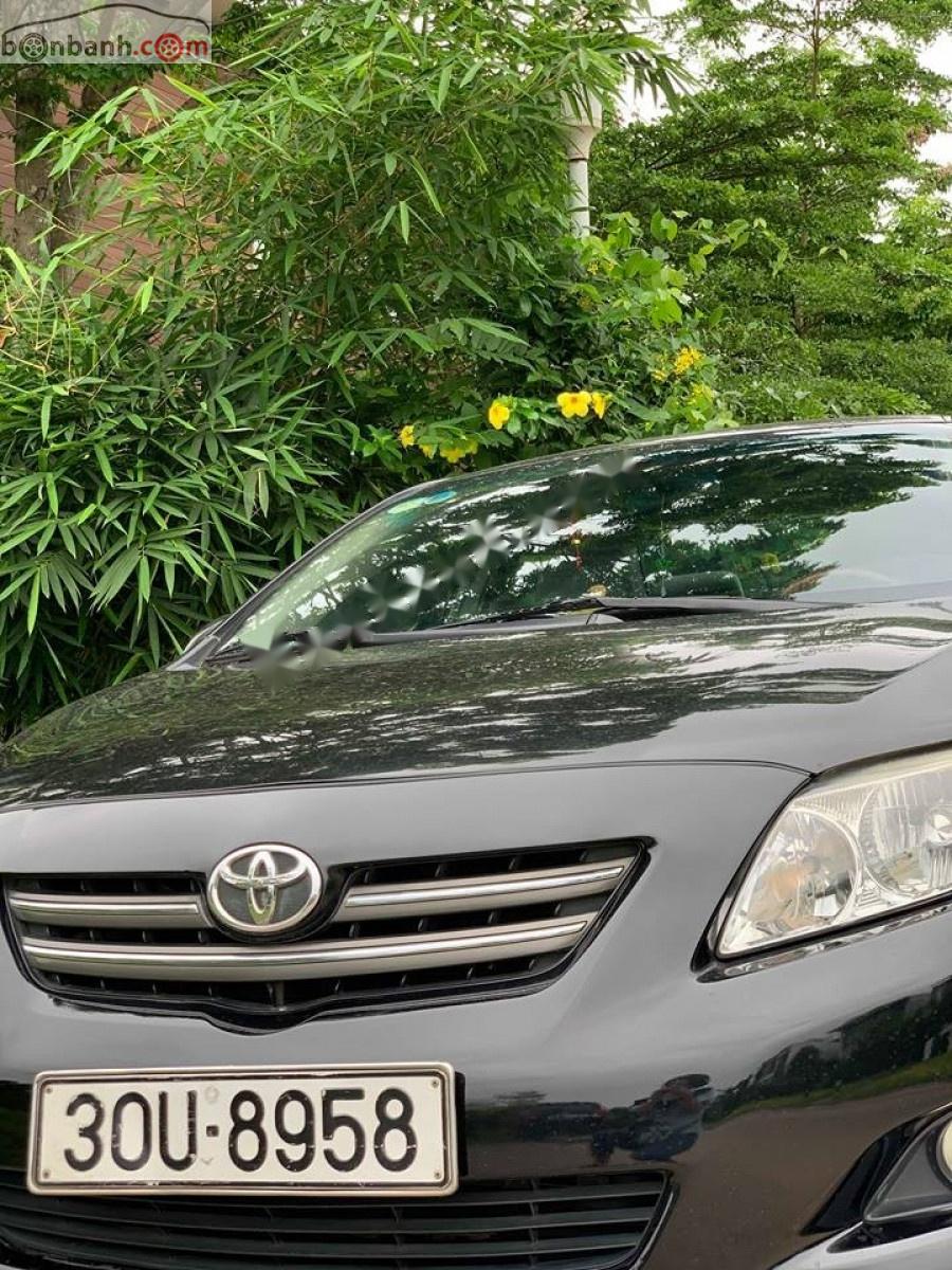 Toyota Corolla altis 1.8 2009 - Bán ô tô Toyota Corolla altis 1.8 năm 2009, màu đen, nhập khẩu nguyên chiếc 