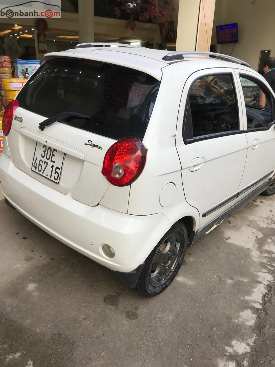 Daewoo Matiz Super 0.8 AT 2005 - Cần bán gấp Daewoo Matiz Super 0.8 AT 2005, màu trắng, nhập khẩu Hàn Quốc 