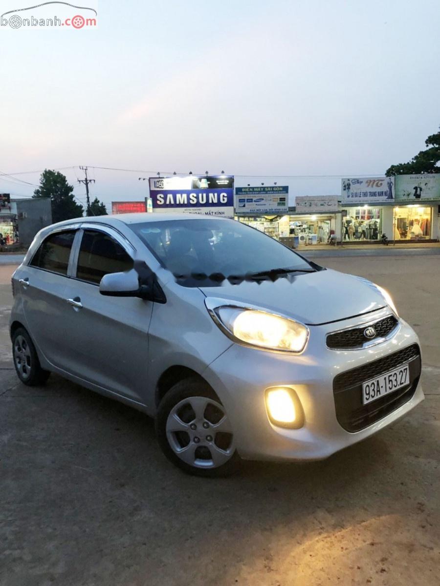 Kia Morning LX 2013 - Cần bán gấp Kia Morning LX năm 2013, màu bạc, nhập khẩu Hàn Quốc