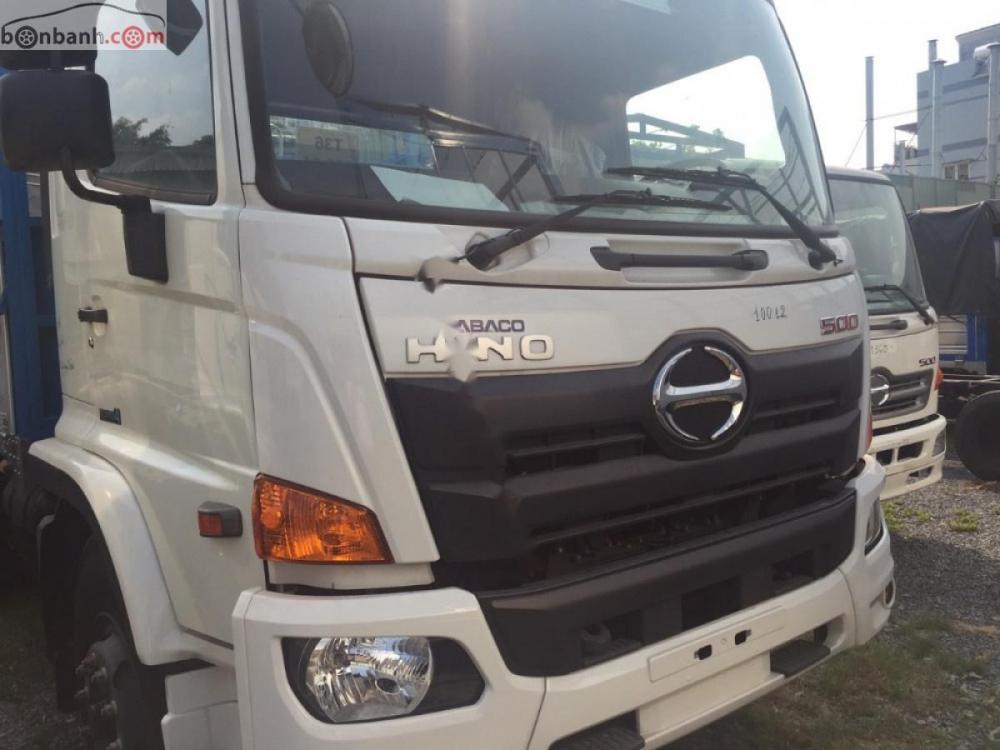 Hino 500 Series 2019 - Bán xe tải Hino 500 Serie Euro4 (2019), màu trắng, máy dầu, số tay