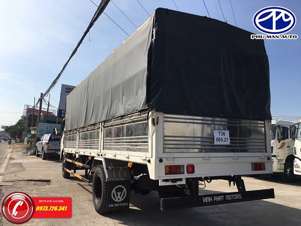 Isuzu 2019 - Xe tải Isuzu 8t2 thùng dài 7m thắng hơi, vỏ lớn