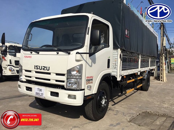 Isuzu 2019 - Xe tải Isuzu 8t2 thùng dài 7m thắng hơi, vỏ lớn