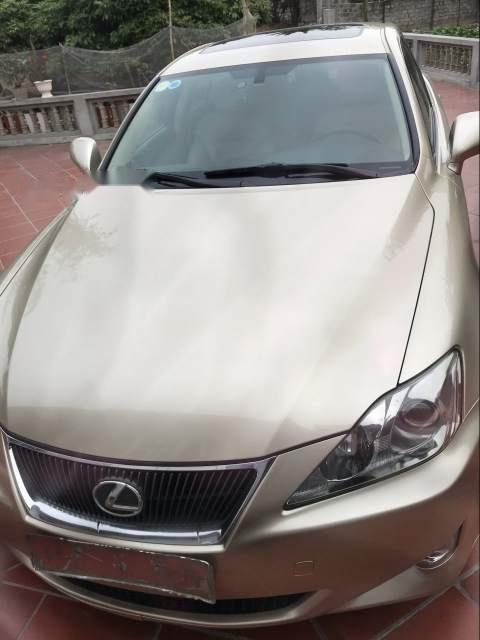 Lexus IS 250 2006 - Bán Lexus IS 250 đời 2006, màu vàng, nhập khẩu, giá 580tr