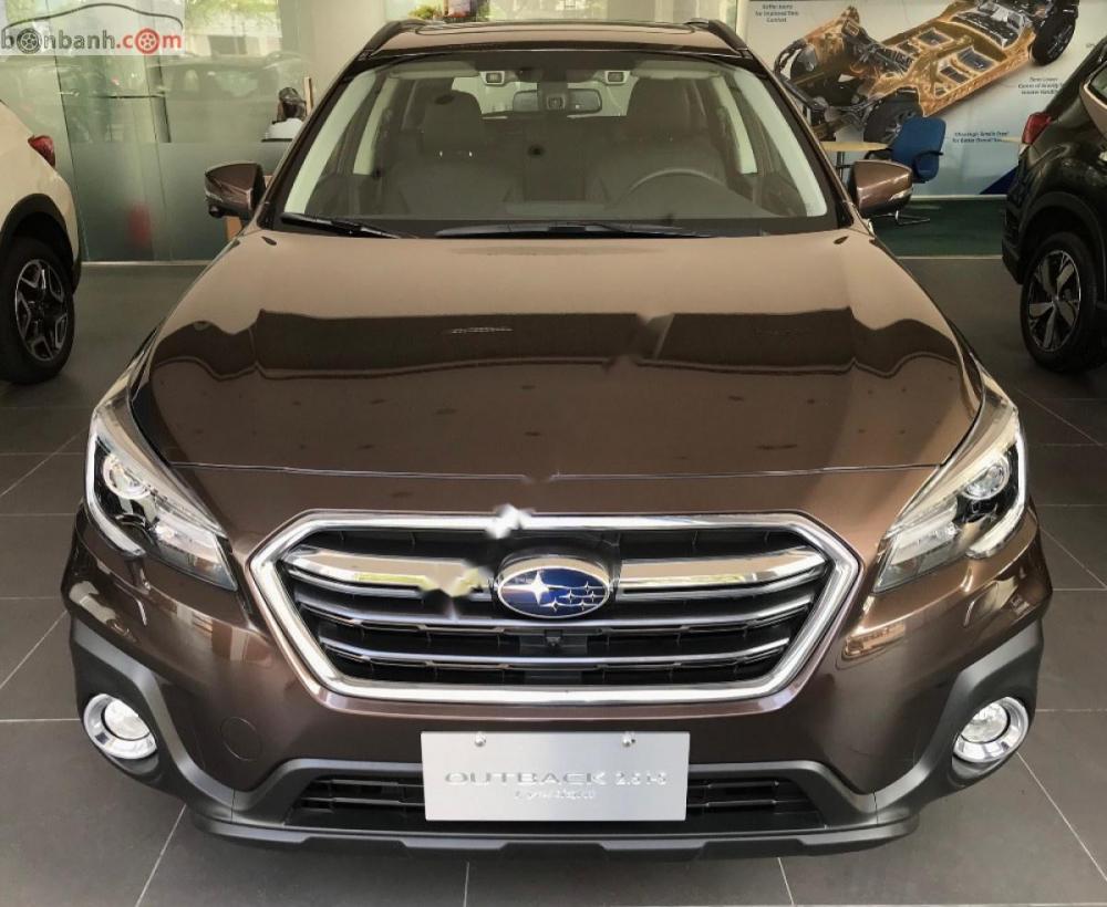 Subaru Outback 2.5i-S EyeSight 2019 - Bán xe Subaru Outback 2.5i-S EyeSight đời 2019, màu nâu, nhập khẩu, xe đẹp