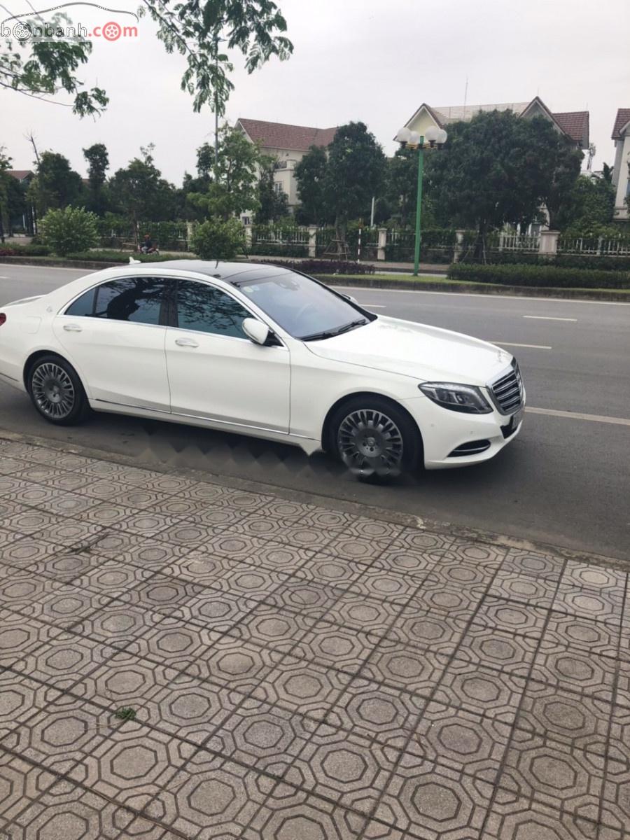 Mercedes-Benz S class S500L 2015 - Bán xe Mercedes S500L 2015, màu trắng, chính chủ