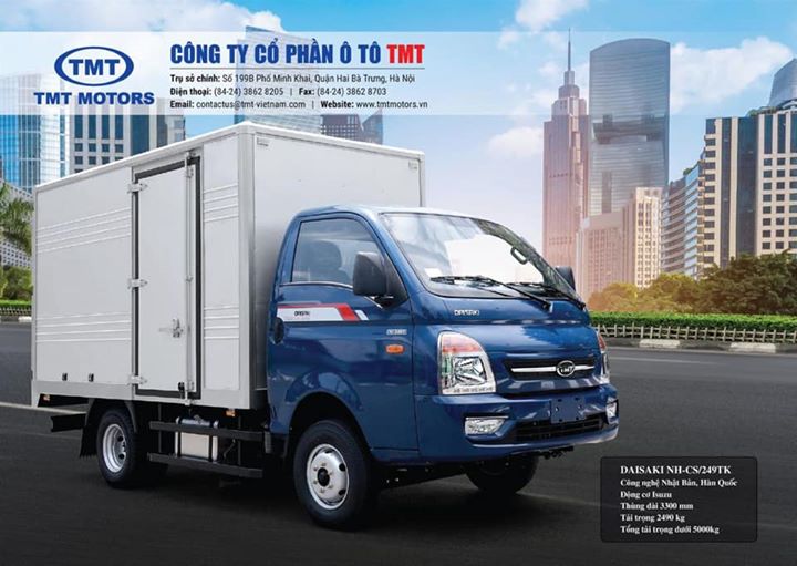 Fuso 2018 - Bán xe tải Daisaki máy Isuzu bền bỉ, tiết kiệm nhiên liệu