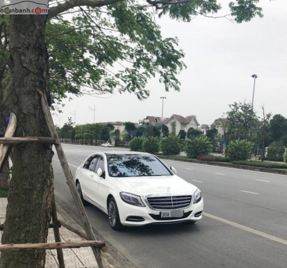 Mercedes-Benz S class S500L 2015 - Bán xe Mercedes S500L 2015, màu trắng, chính chủ