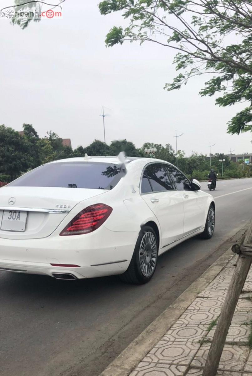 Mercedes-Benz S class S500L 2015 - Bán xe Mercedes S500L 2015, màu trắng, chính chủ