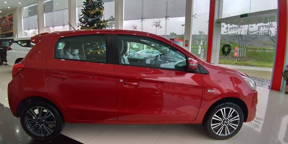 Mitsubishi Mirage 2019 - Bán Mitsubishi Mirage năm SX 2019, tại Quảng Trị màu đỏ, xe nhập, giá 450tr, hỗ trợ trả góp 80%