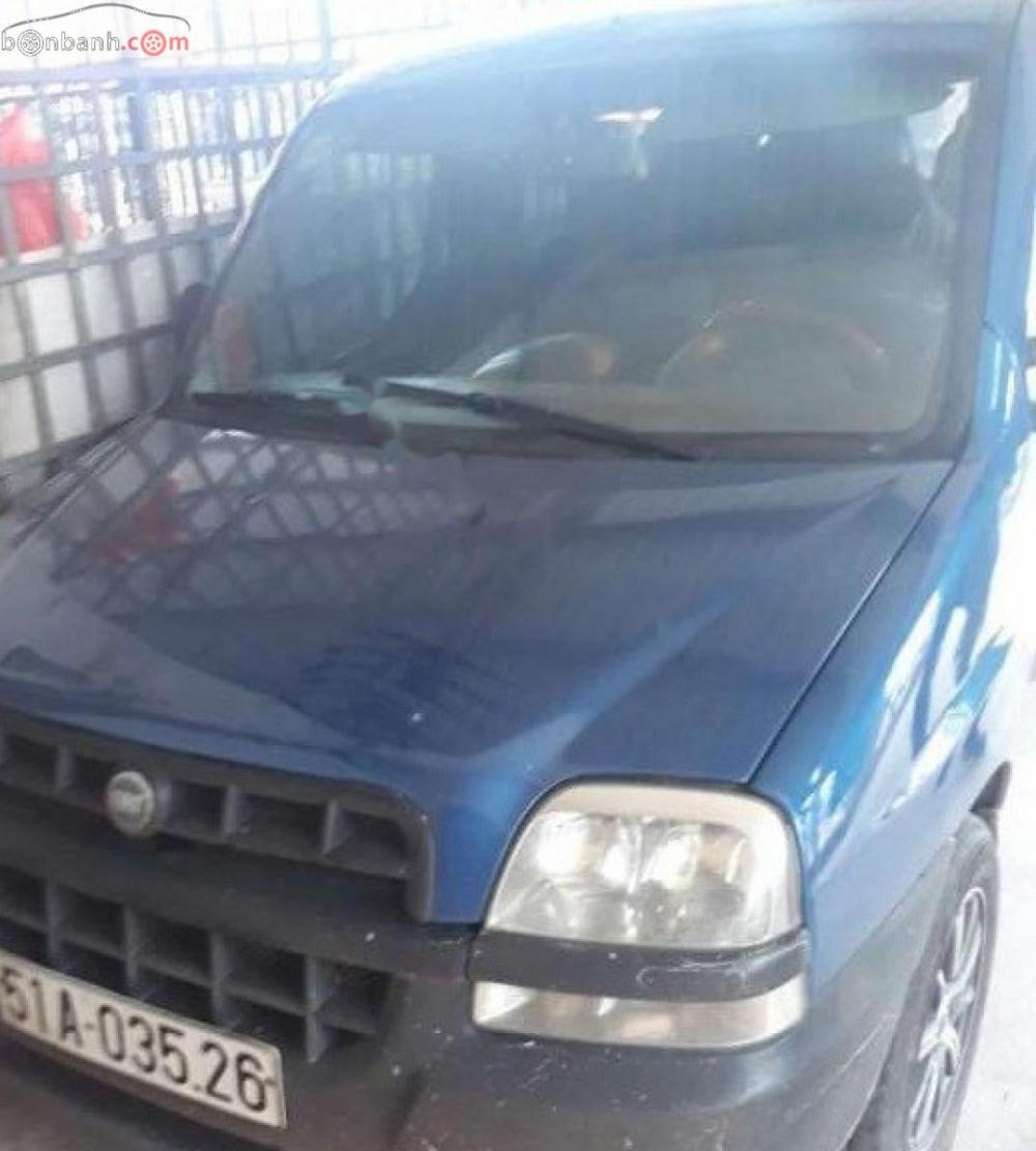 Fiat Doblo 1.6 2003 - Cần bán gấp Fiat Doblo 1.6 sản xuất 2003, màu xanh lam 