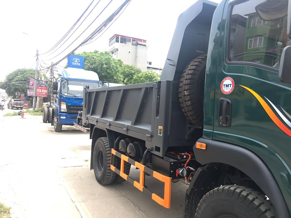 Fuso Xe ben 2019 - Xe Ben TMT 5 tấn 2 cầu đời mới - Cùng các bác tài chinh phục mọi nẻo đường