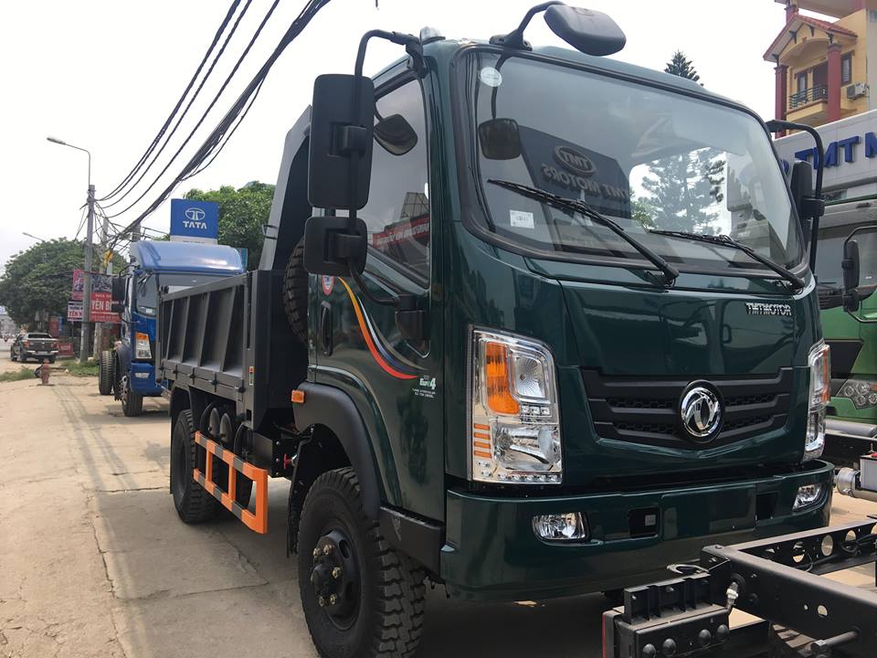 Fuso Xe ben 2019 - Xe Ben TMT 5 tấn 2 cầu đời mới - Cùng các bác tài chinh phục mọi nẻo đường