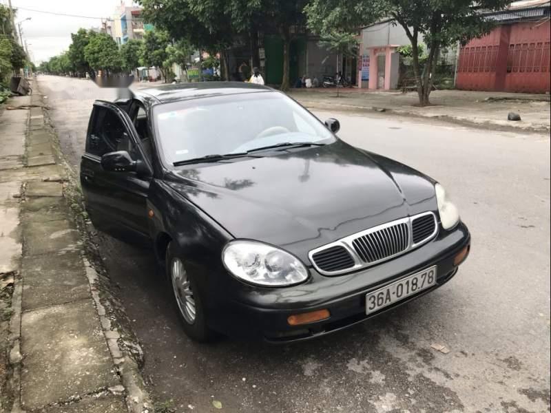 Daewoo Leganza   2001 - Bán Daewoo Leganza năm 2001, màu đen, xe nhập