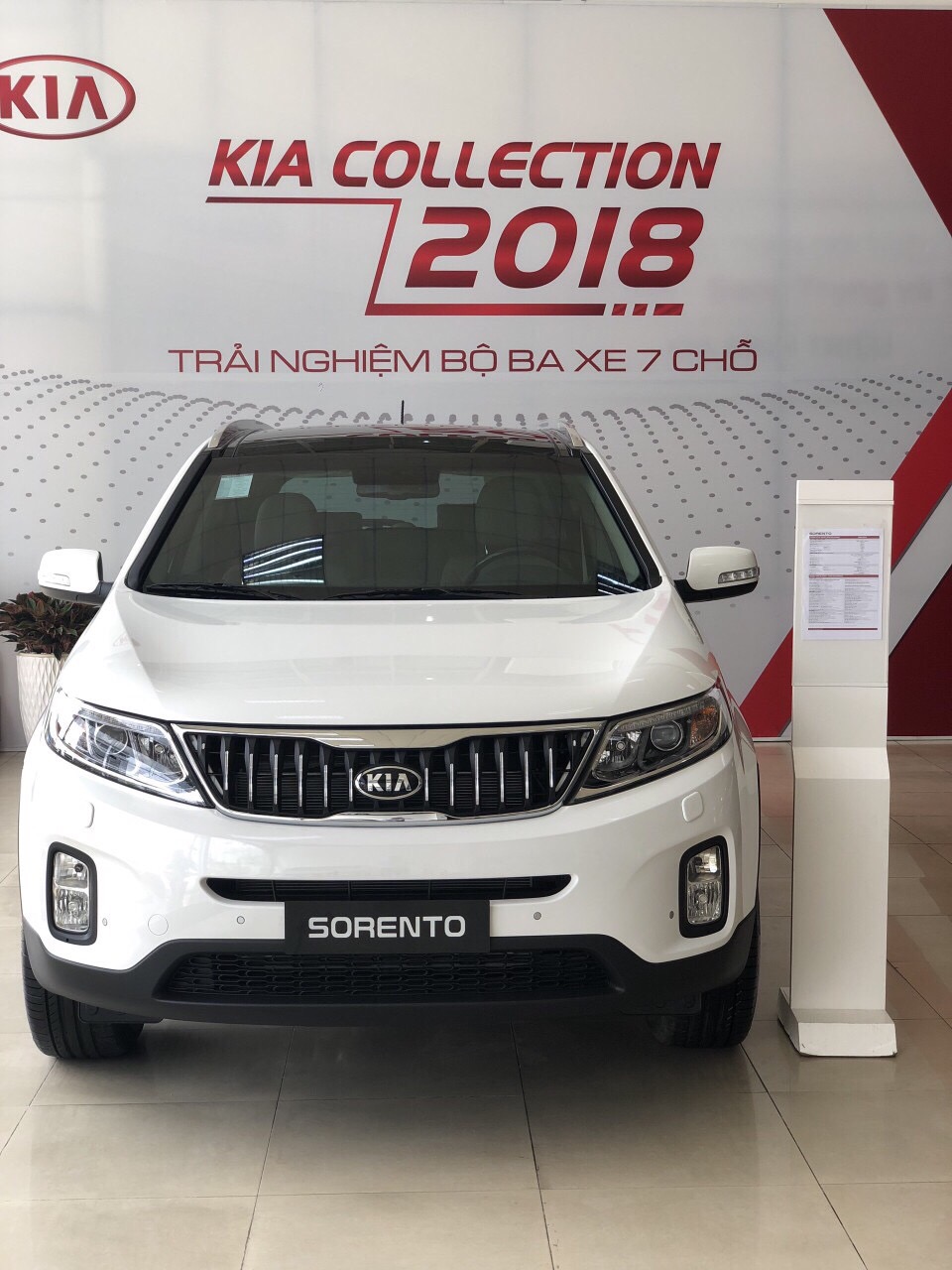 Kia Sorento 2019 - Kia Sorento 2.0 GAT Deluxe 2019, màu trắng