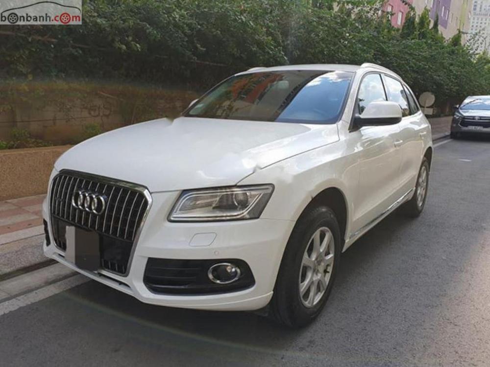 Audi Q5 2.0 AT 2013 - Cần bán lại xe Audi Q5 2.0 AT đời 2013, màu trắng, xe nhập đẹp như mới