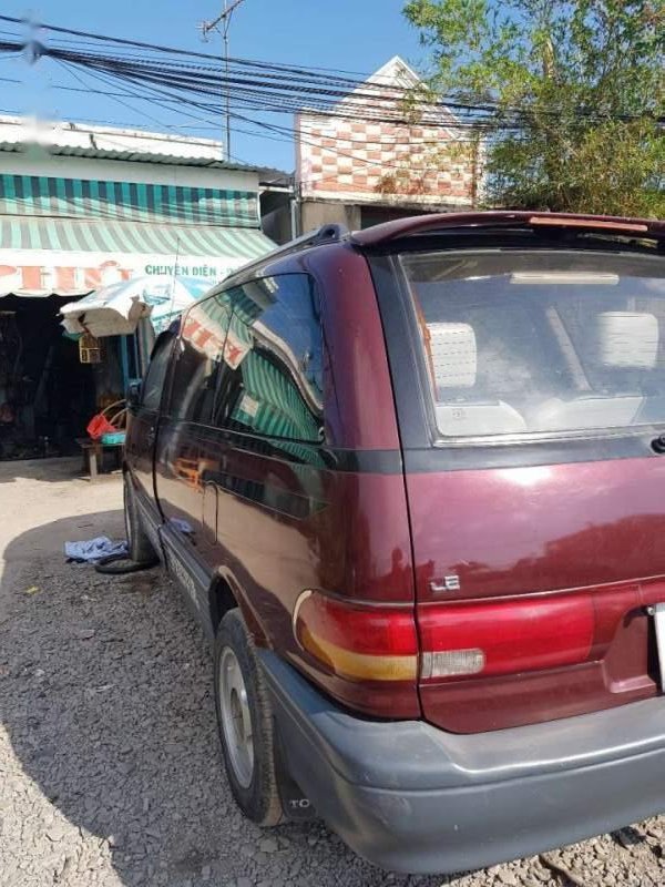 Toyota Previa 1991 - Bán Toyota Previa đời 1991, màu đỏ, nhập khẩu nguyên chiếc đẹp như mới, 110 triệu