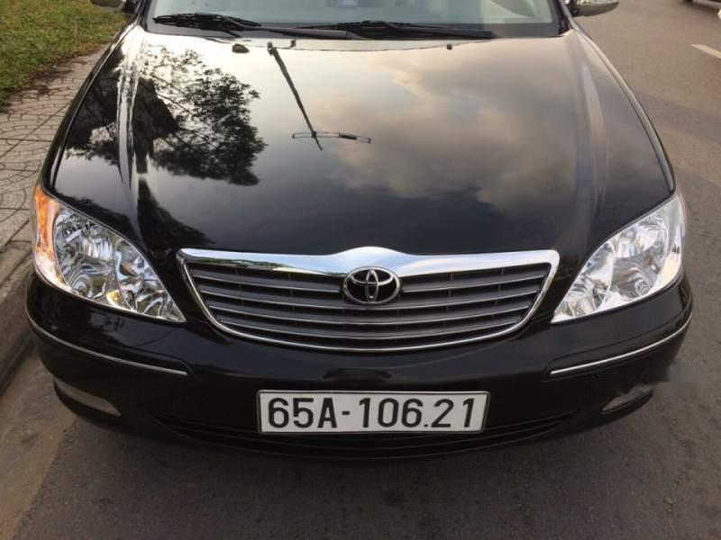 Toyota Camry   2003 - Bán ô tô Toyota Camry đời 2003, màu đen chính chủ