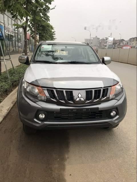 Mitsubishi Triton 4x2 AT 2019 - Cần bán xe Mitsubishi Triton 4x2 AT đời 2019, màu xám, nhập khẩu, giá 586tr