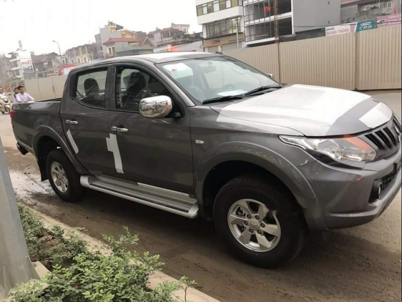 Mitsubishi Triton 4x2 AT 2019 - Cần bán xe Mitsubishi Triton 4x2 AT đời 2019, màu xám, nhập khẩu, giá 586tr