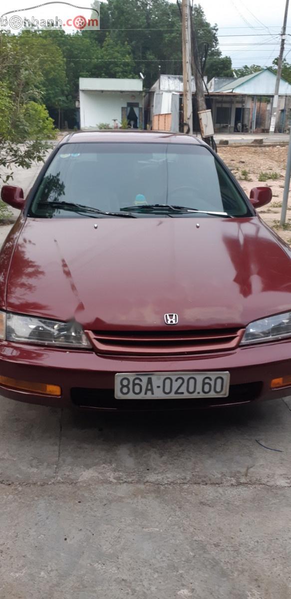 Honda Accord 2.2 MT 1994 - Xe Honda Accord 2.2 MT 1994, màu đỏ, nhập khẩu xe gia đình 