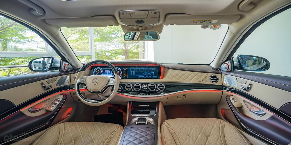 Mercedes-Benz Maybach S500 2017 - Bán Maybach Mercedes-Benz S500 màu ruby black beige, đi 39 km, nhập khẩu, mới 99%