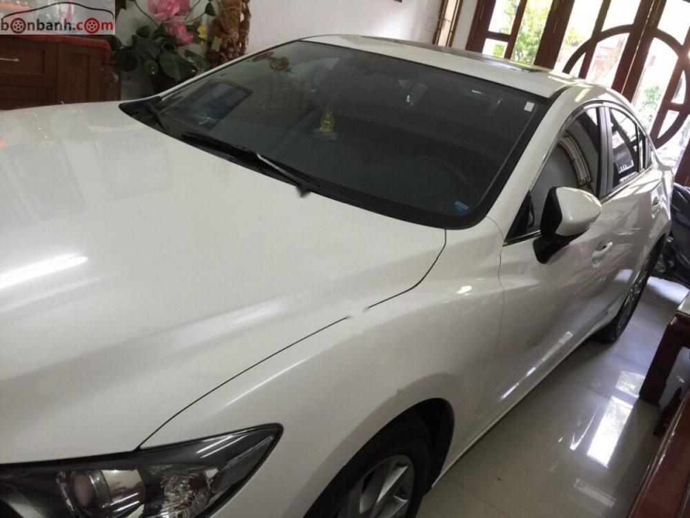 Mazda 6 2.0 AT 2016 - Cần bán xe cũ Mazda 6 2.0 AT đời 2016, màu trắng