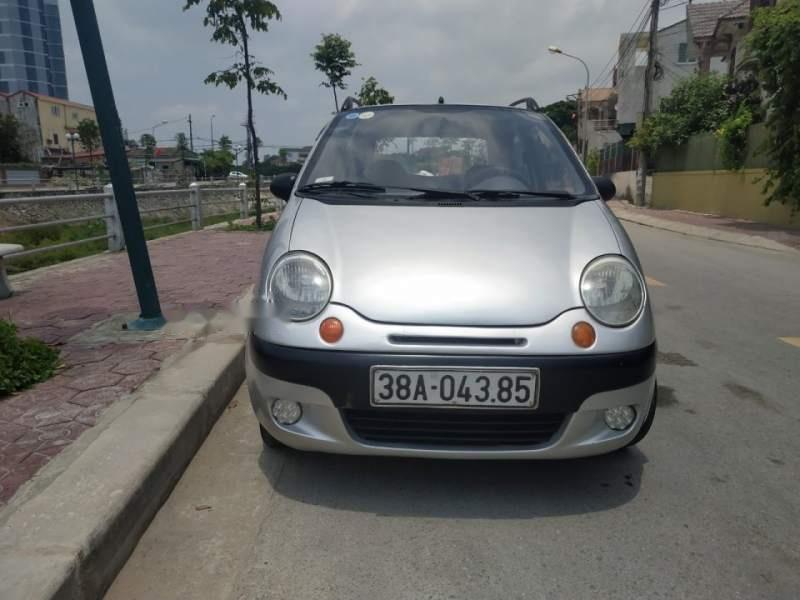 Daewoo Matiz  SE 2008 - Cần bán Daewoo Matiz SE đời 2008, màu bạc, giá 75tr