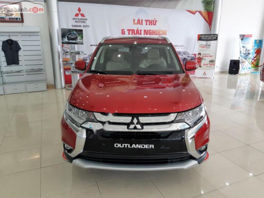 Mitsubishi Outlander 2.4 CVT Premium 2019 - Bán xe Mitsubishi Outlander 2.4 CVT Premium năm 2019, màu đỏ