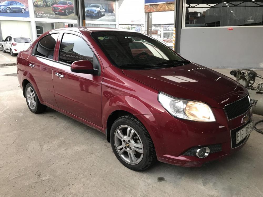 Chevrolet Aveo LT 1.4MT 2018 - Bán Chevrolet Aveo LT 1.4MT màu đỏ, số sàn, sản xuất 2018, biển Sài Gòn