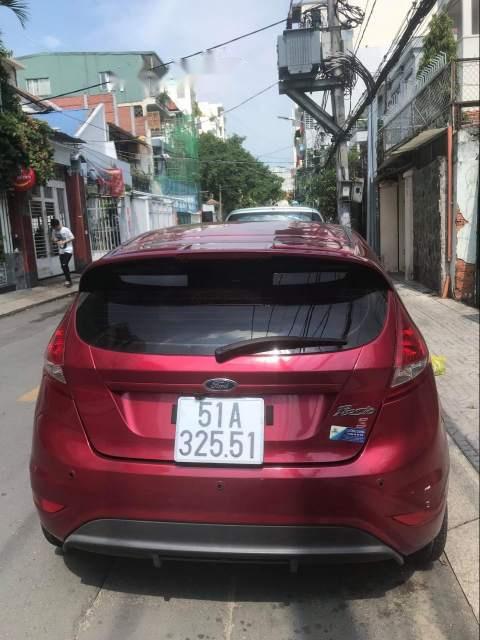 Ford Fiesta   2012 - Bán gấp Ford Fiesta sản xuất 2012, màu đỏ, số tự động 