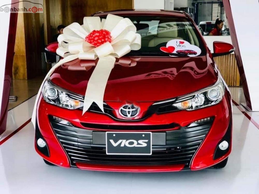 Toyota Vios 1.5G 2019 - Cần bán xe Toyota Vios 1.5G sản xuất năm 2019, màu đỏ