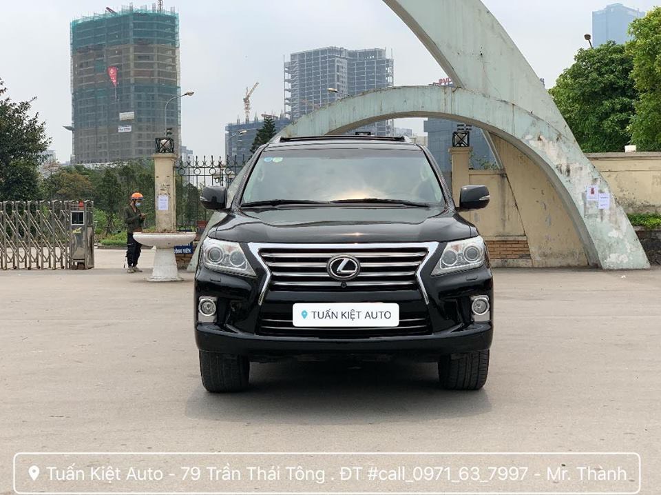 Lexus LX 570 2012 - Bán xe Lexus LX 570 năm sản xuất 2012, màu đen, nhập khẩu số tự động