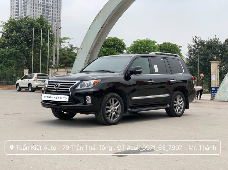 Lexus LX 570 2012 - Bán xe Lexus LX 570 năm sản xuất 2012, màu đen, nhập khẩu số tự động