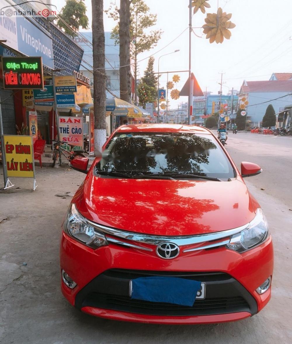 Toyota Vios 2015 - Bán Toyota Vios 2015, màu đỏ, xe ít sử dụng 