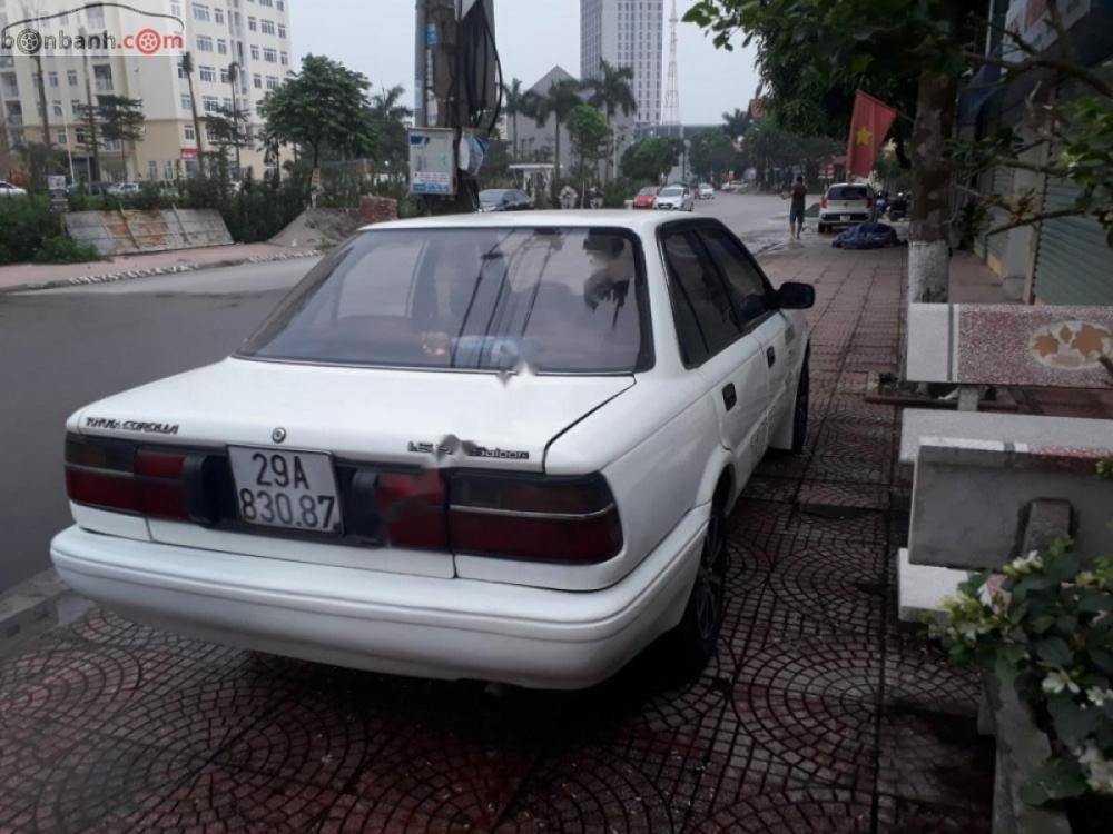 Toyota Corolla 1991 - Bán Toyota Corolla đời 1991, màu trắng, nhập khẩu  