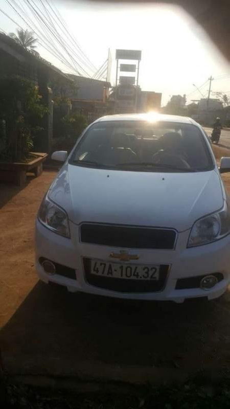 Chevrolet Aveo   2014 - Bán xe Chevrolet Aveo đời 2014, màu trắng