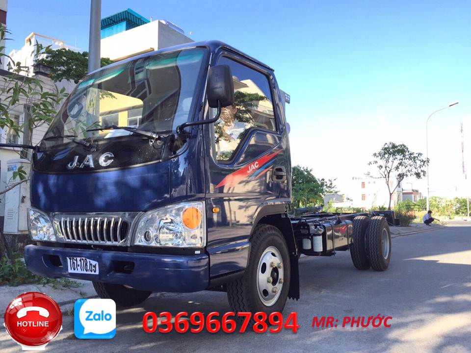 Xe tải 1,5 tấn - dưới 2,5 tấn 2019 - Bán xe JAC 2.4 tấn ga cơ mạnh mẽ, hỗ trợ trả góp toàn quốc