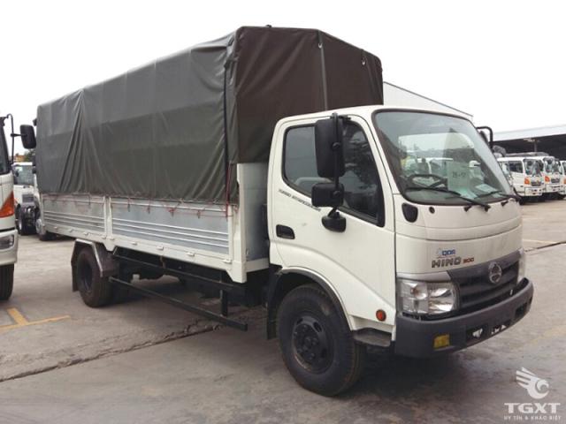 Hino 300 Series XZU342L 2019 - Xe tải Hino 3T49 thùng mui bạt - XZU342L, thùng 5m