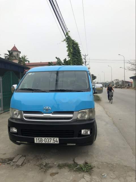 Toyota Hiace   2005 - Bán Toyota Hiace 2005, màu xanh lam, xe nhập 