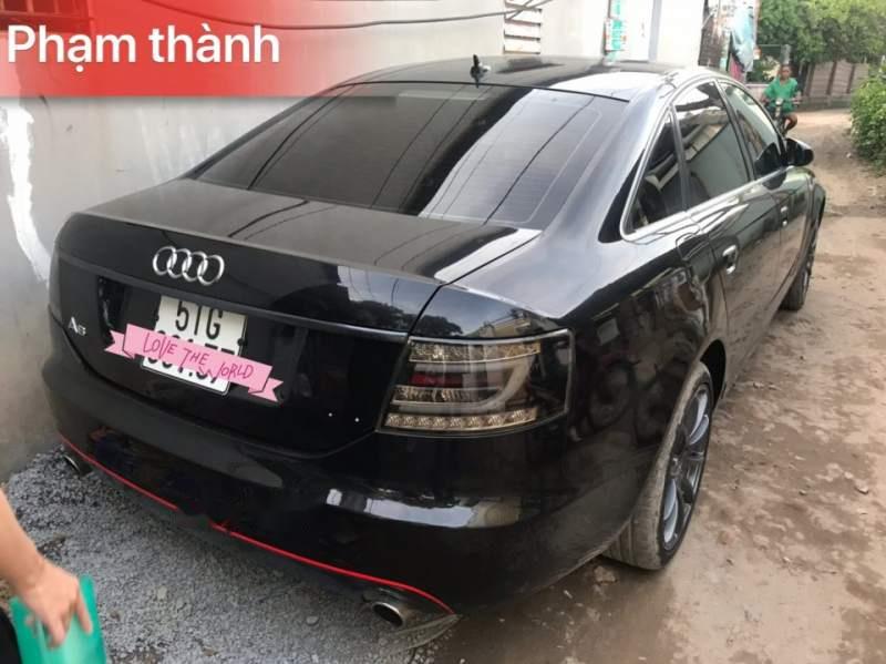 Audi A6     2010 - Bán xe Audi A6 năm sản xuất 2010, màu đen, nhập khẩu số tự động