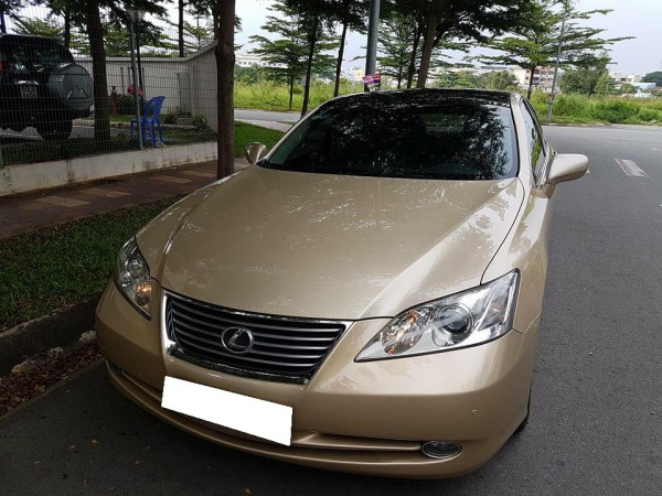 Lexus ES 350 2008 - Bán ô tô Lexus ES 350 sản xuất năm 2008, màu vàng xe gia đình 