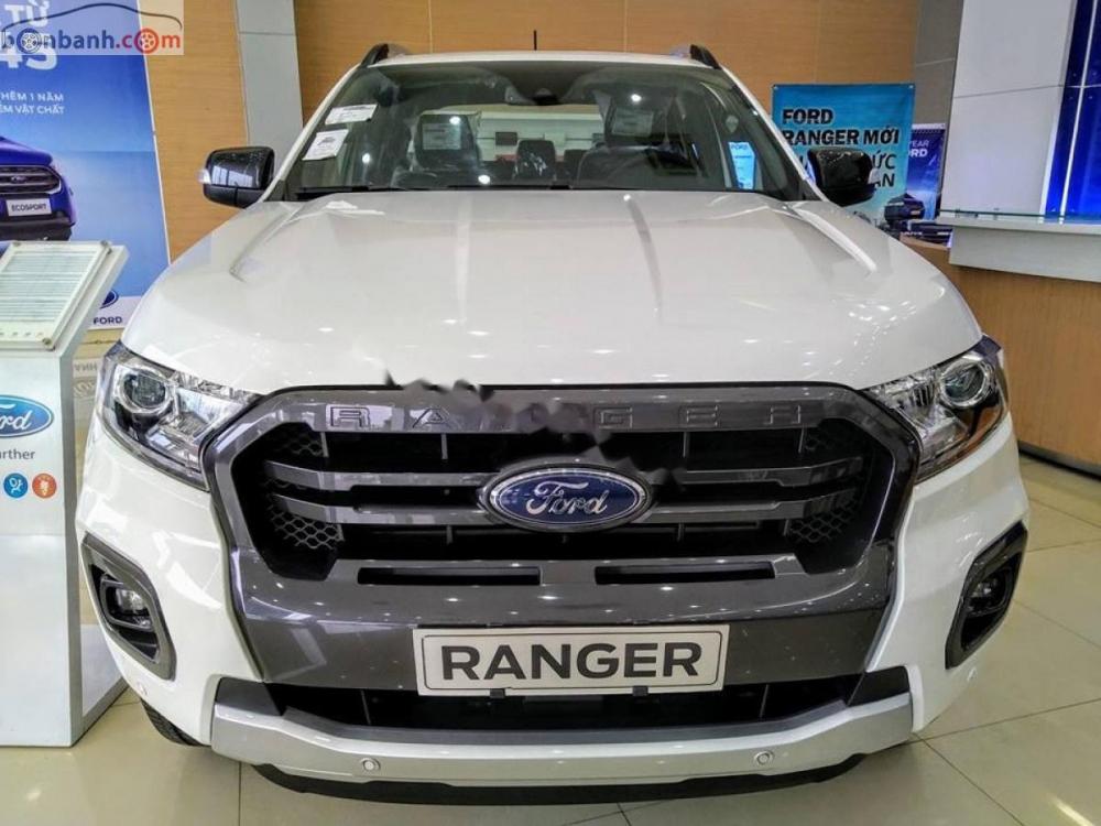 Ford Ranger Wildtrak 2.0L 4x4 AT 2019 - Bán Ford Ranger Wildtrak 2.0L 4x4 AT 2019, màu trắng, nhập khẩu 