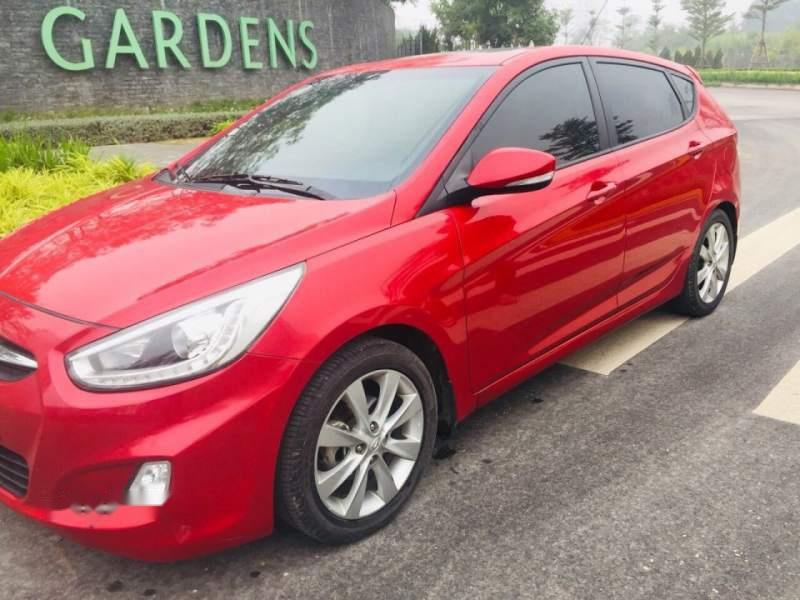 Hyundai Accent Blue 2014 - Cần bán gấp Hyundai Accent Blue đời 2014, màu đỏ số tự động, 465 triệu